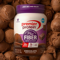 Chocolate Protein Plus Fiber Powder