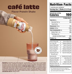 Café Latte Protein Shake 11.5 oz (12 Count)