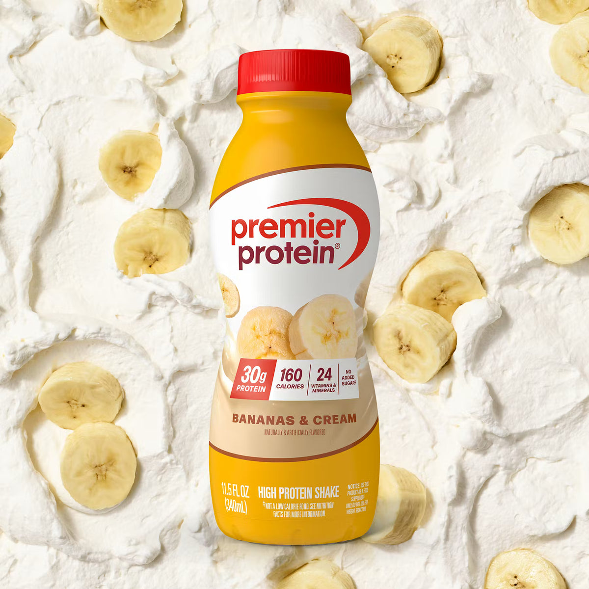 Bananas & Cream Protein Shake